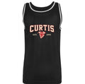 Débardeur personnalisable style maillot de basket (Black/white)