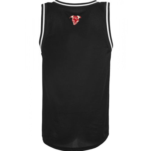 Débardeur personnalisable style maillot de basket (Black/white)