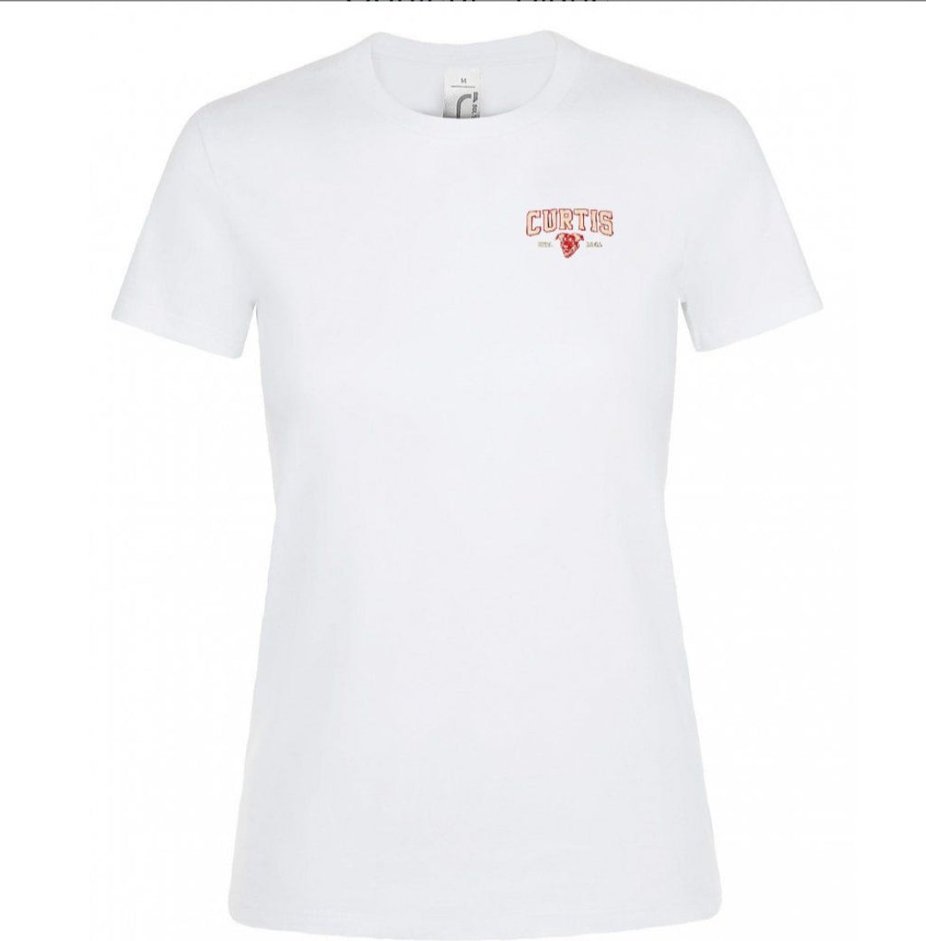 T-shirt white Curtis femme