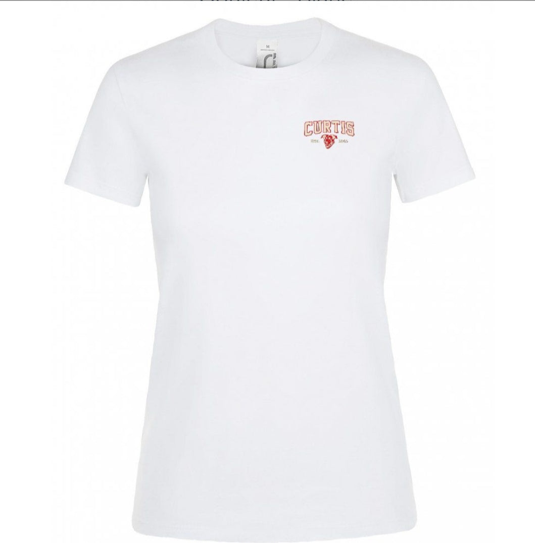 T-shirt white Curtis femme