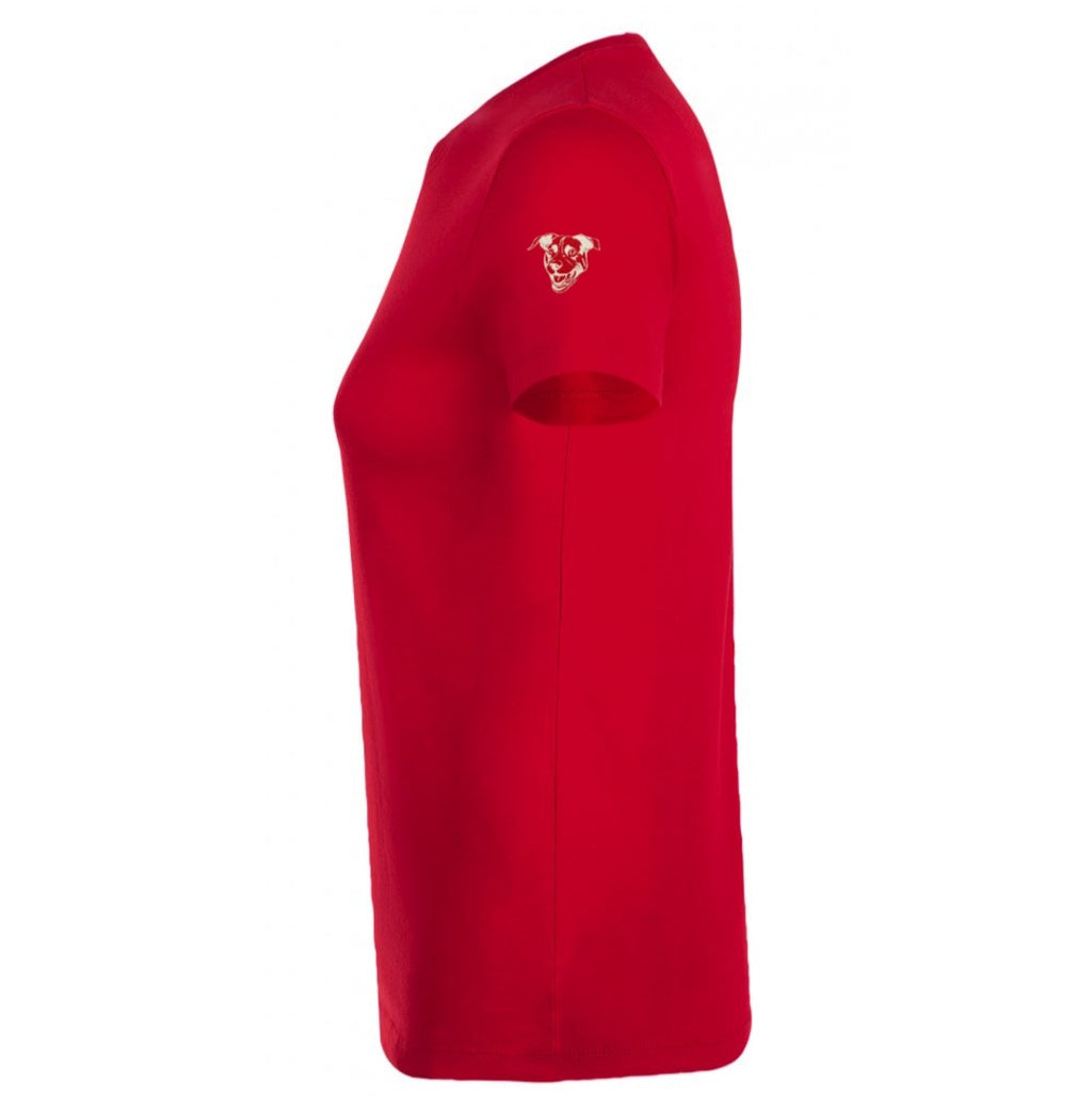 T-shirt red Curtis femme