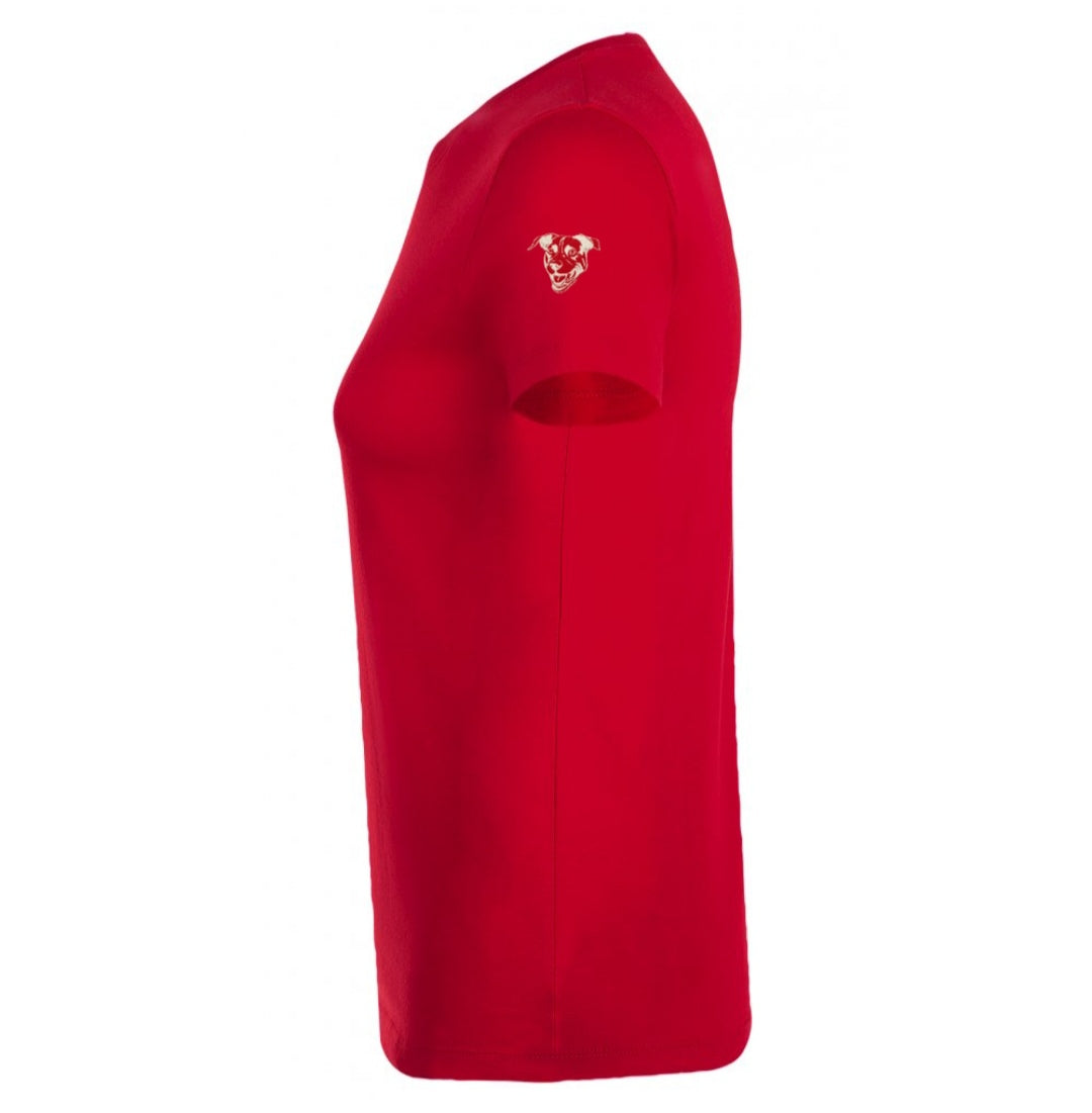 T-shirt red Curtis femme