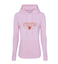 Sweat cintré à capuche Rose