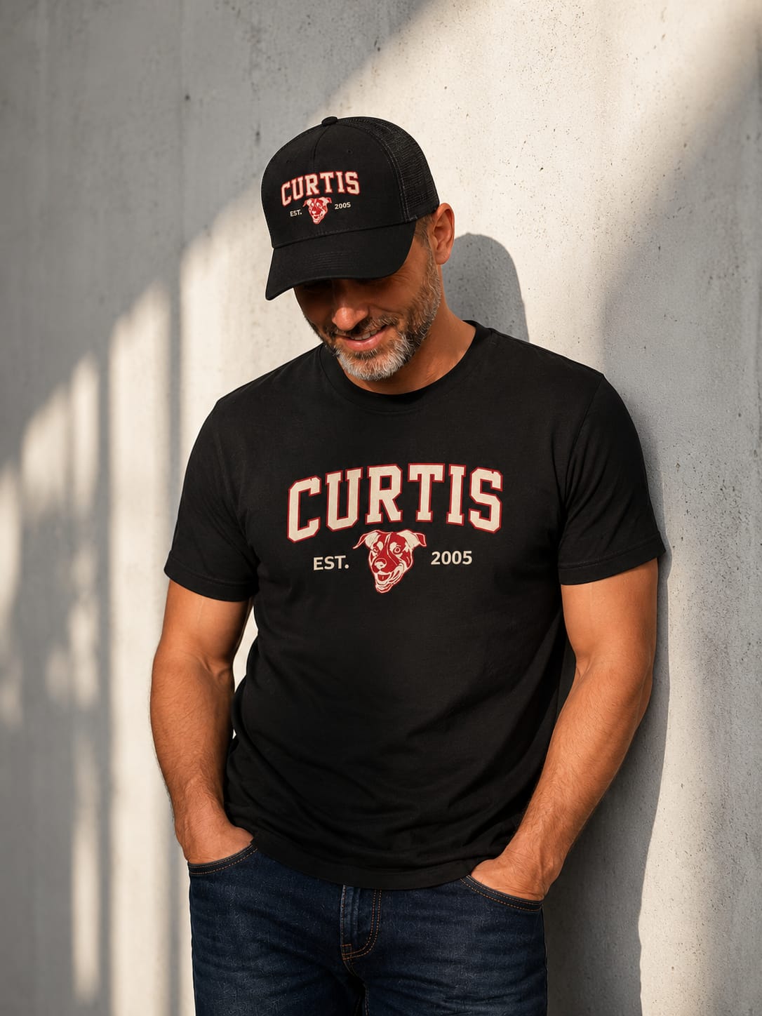 T-Shirt black Curtis