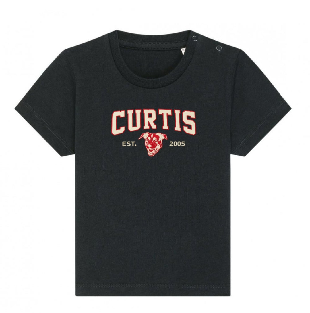 T shirt black Curtis Baby