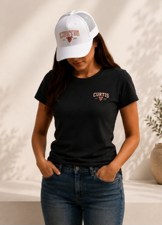 T-shirt black femme