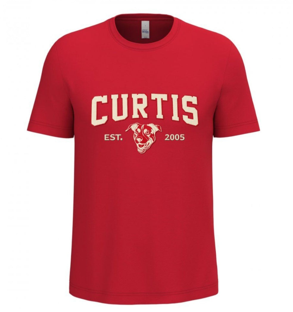 T-shirt Red Curtis