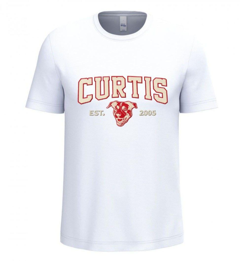 T-shirt White Curtis