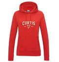 Sweat cintré à capuche Rouge